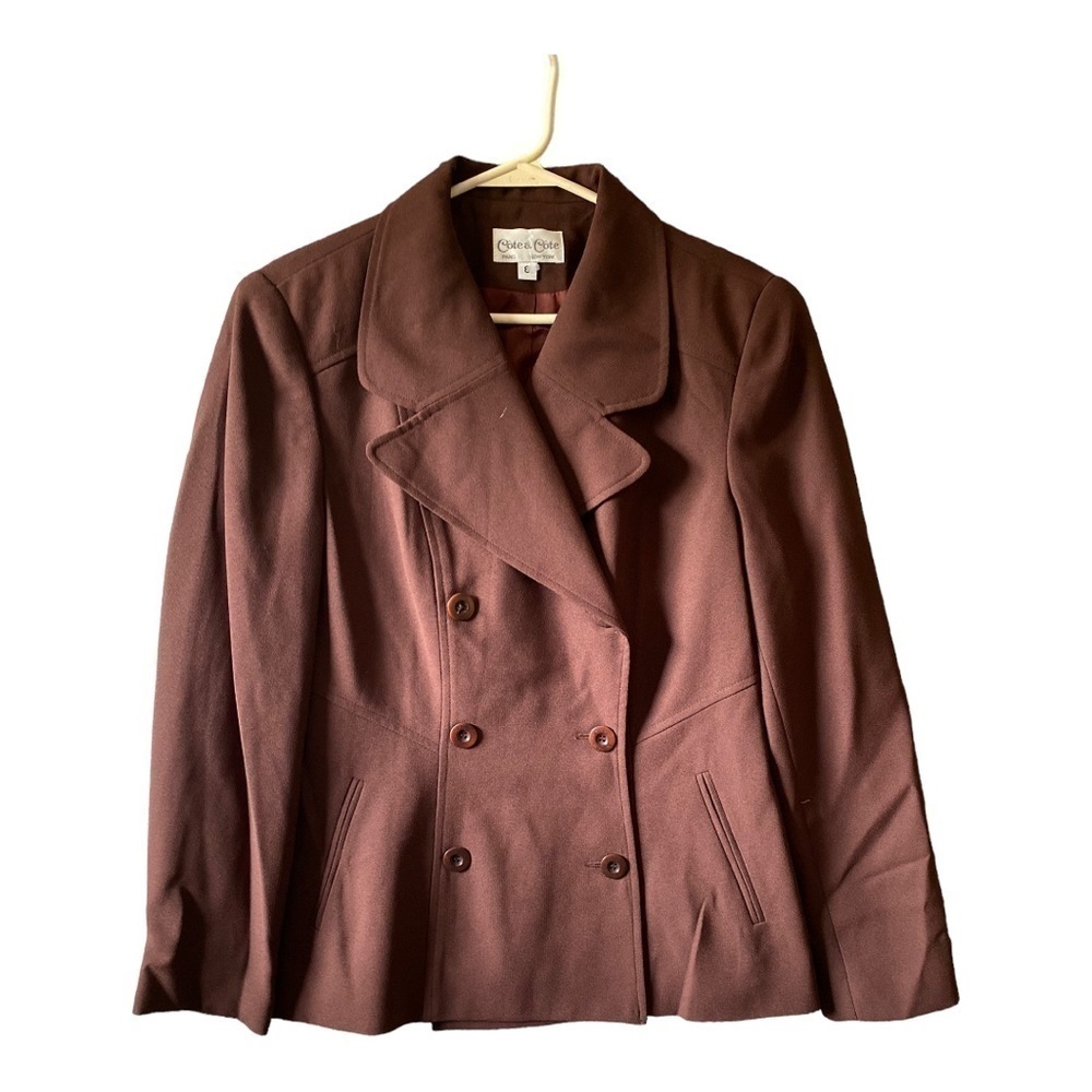 Cote a Cote Women’s Brown Blazer Size8 in Excellent Used Condition
